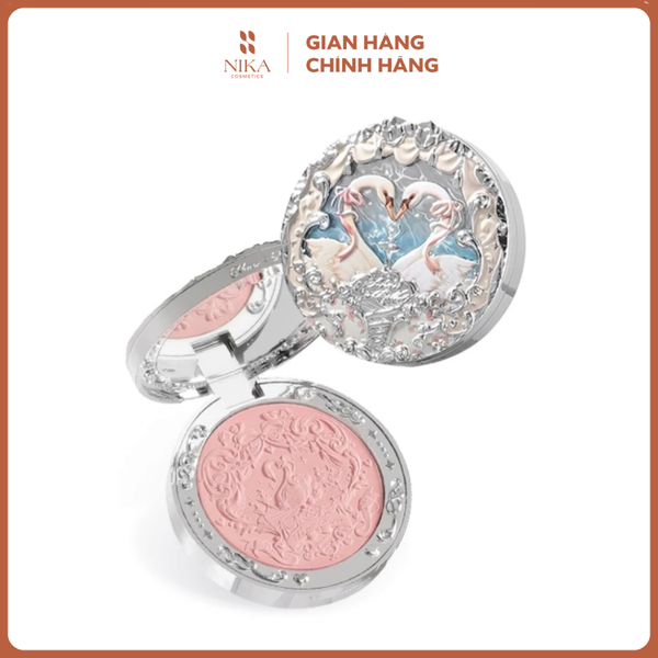 Phấn Má Hồng Flower Knows Swan Ballet Series Embossed Blush 5G
