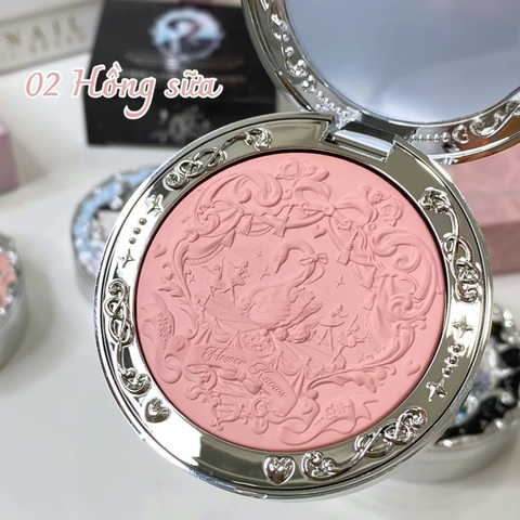 Phấn Má Hồng Flower Knows Swan Ballet Series Embossed Blush 5G