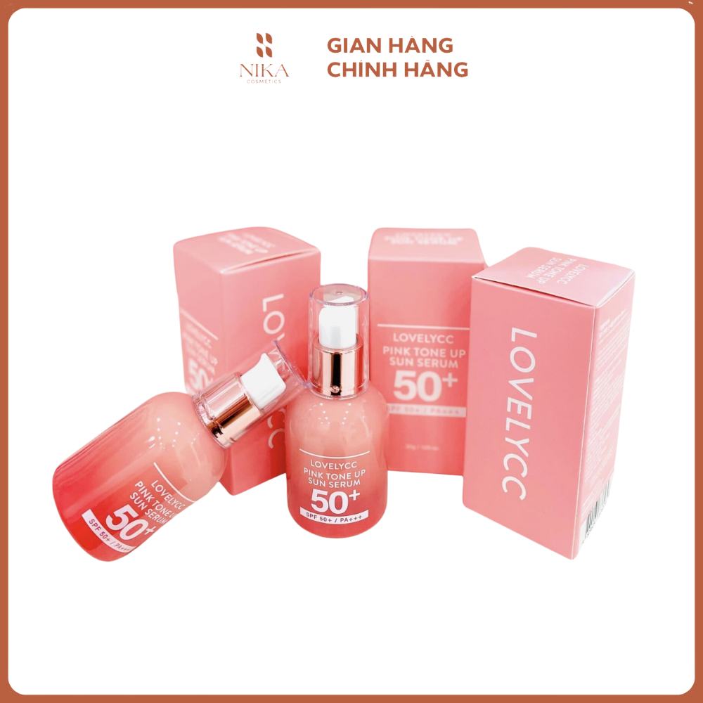 Serum Nâng Tone LovelyCC Pink Tone Up Sun SPF50 PA 30G