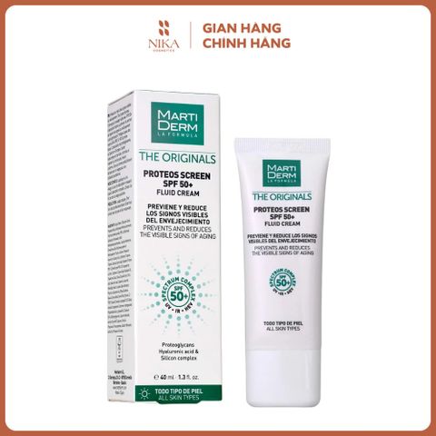 Kem Chống Nắng Martiderm The Originals Proteos Screen Spf50+ Fluid Cream 40Ml