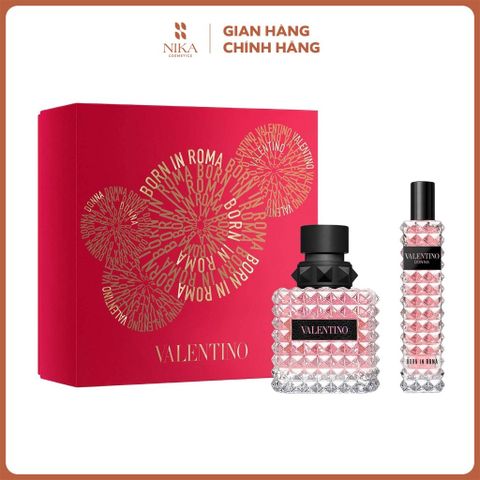 Set Nước Hoa Valentino Born In Roma 50Ml + 15Ml