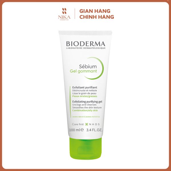 Gel Tẩy Da Chết Bioderma Sebium Gel Gommant 100Ml