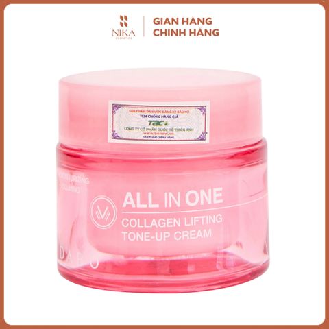 Kem Lót Nâng Tone All In One Collagen Lifting Tone Up Cream 50Ml