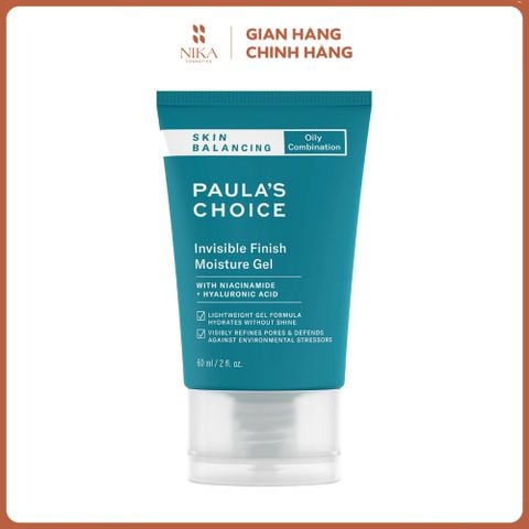 Kem Dưỡng Paulas Choice Invisible Finish Moisture Gel 60Ml