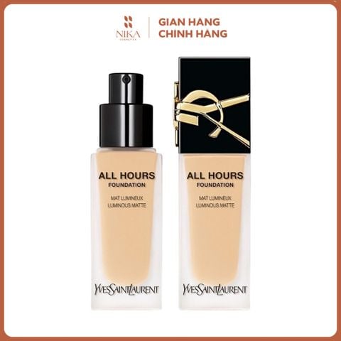 Kem Nền Ysl All Hour Foundation Full Cover Luminous Matte Spf 40 25Ml