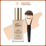 Set Kem Nền Clio Kill Cover Glow Foundation Spf50 38G + Kèm Cọ Nền