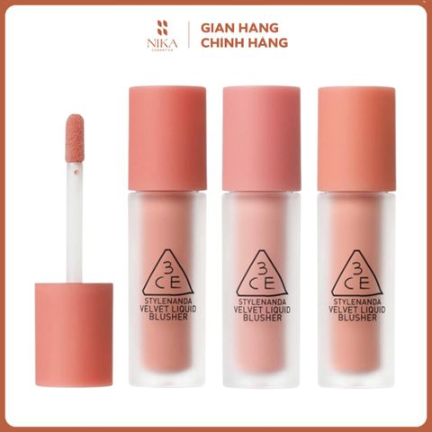 Má Hồng Kem 3Ce Velvet Liquid Blusher 3.4G