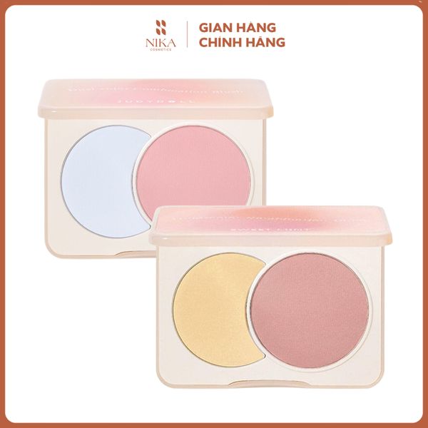 Bảng Má Hồng Judy Doll Dual Color Combination Blush 2 Ô 6G