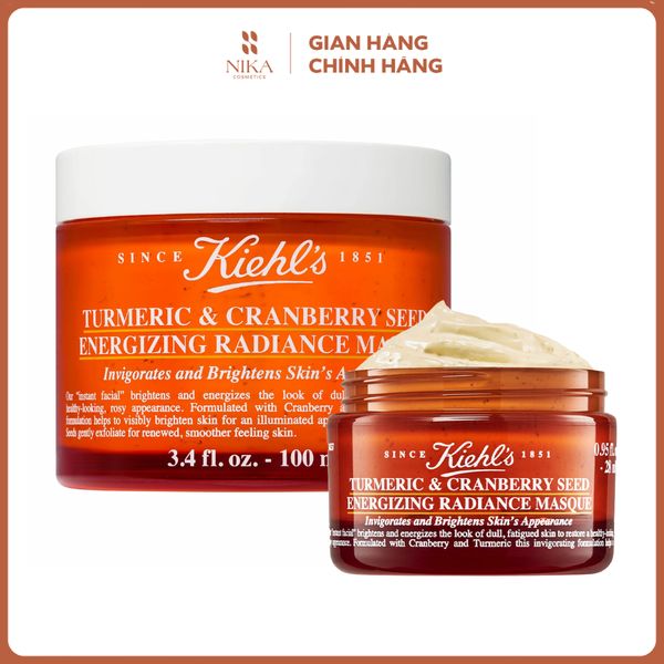 Mặt Nạ Nghệ Kiehls Turmeric & Cranberry Seed Energizing Radiance Masque