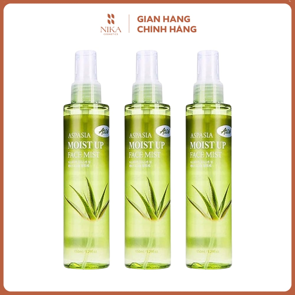 Xịt Khoáng Lô Hội Aspasia Moist Up Face Mist 150Ml