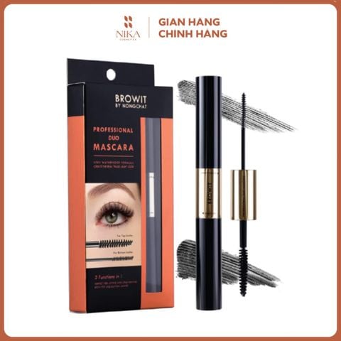 Mascara Browit By Nongchat Professional Duo 8G