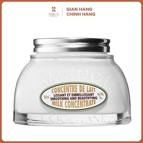 Kem Dưỡng Thể Loccitane Amande Concentre De Lait Milk Concentrate 200Ml