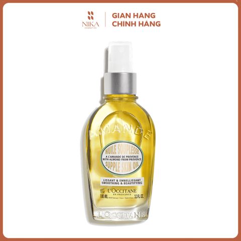 Tinh Dầu Chống Rạn Loccitane Almond Supple Skin Oil 100Ml