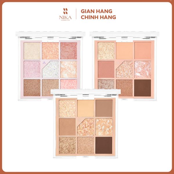 Bảng Mắt Unleashia Glitterpedia Eye Palette 9 Ô