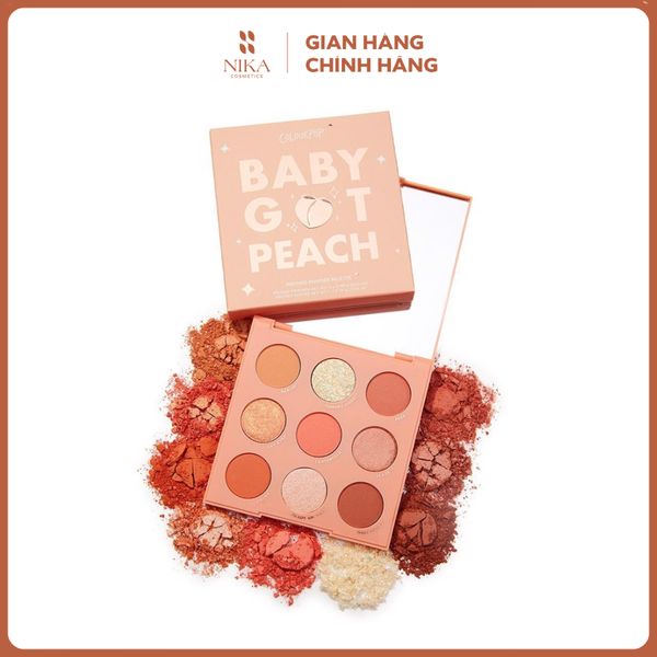 Bảng Mắt Colourpop Baby Got Peach Pressed Powder Palette 9 Ô
