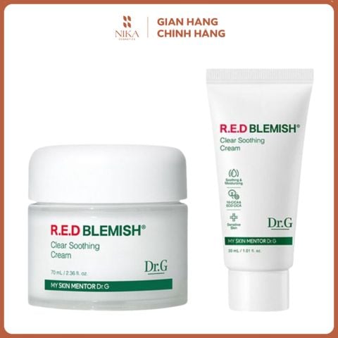 Kem Dưỡng Dr.G Red Blemish Clear Soothing Cream