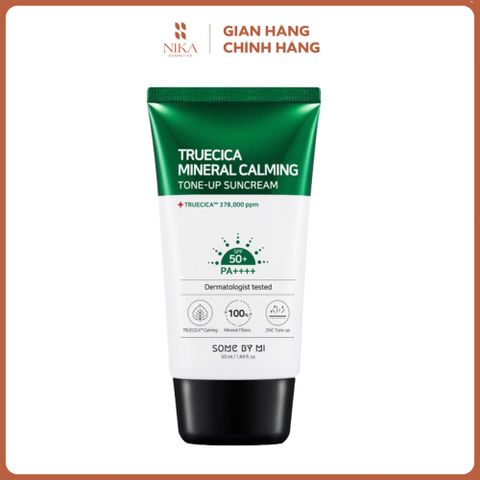 Kem Chống Nắng Some By Me Truecica Mineral Calming Tone-Up Suncream 50Ml