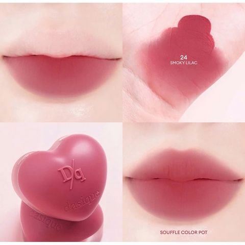 Son Kem Bùn Dasique Souffle Color Dot Kèm Cọ Mini 6.5G