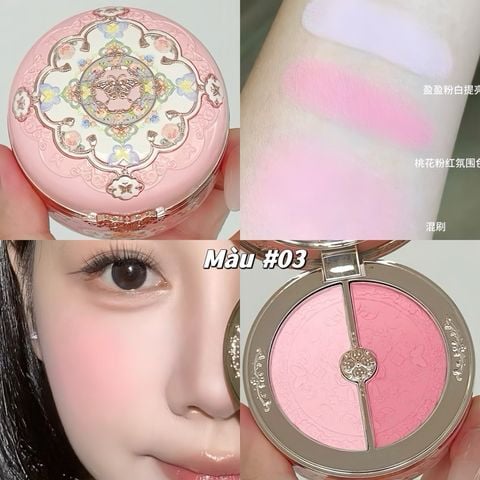 Má Hồng Phấn Flower Knows Butterfly Cloud Collar 6G