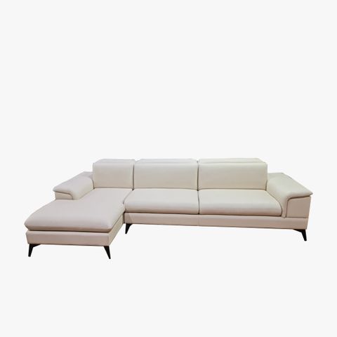 Sofa Góc L Gật Gù Bọc Da Hiện Đại – SF11