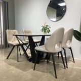 Ghế Ăn Nhập Khẩu 2 Lớp Chân Sắt - G42