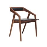 Ghế Ăn Gỗ Katakana Nệm Da - G17