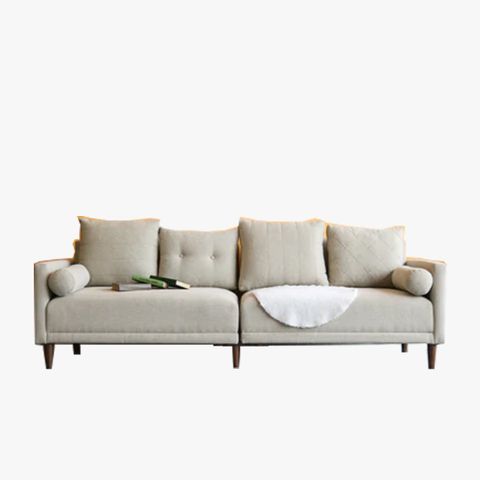 Sofa Văng Bọc Nỉ Chân Gỗ Hiện Đại  – SF22