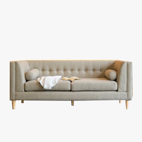 Sofa Văng Bọc Nỉ Chân Gỗ Hiện Đại – SF46