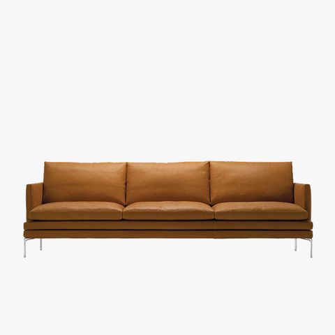 Sofa Văng Bọc Da ITALIA Chân Sắt 3 Chỗ – SF28