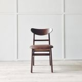 Ghế Ăn Mango Gỗ Mặt Nệm Da - G02