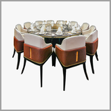 Bộ Bàn Ghế Ăn Tròn - BBA19