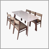 Bộ Bàn Ghế Ăn Mặt Đá - BBA30