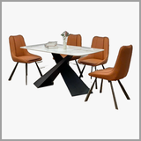 Bộ Bàn Ghế Ăn Mặt Đá - BBA35