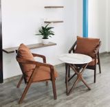 Ghế Ăn Gỗ Katakana Nệm Da - G17