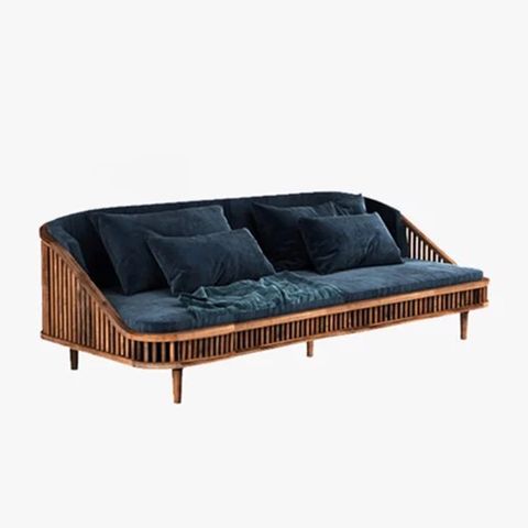 Sofa Văng Gỗ Bọc Nỉ Hiện Đại – SF22