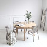 Ghế Ăn Requin Gỗ Nệm Da - G09