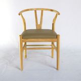 Ghế Wishbone Nệm Da Chân Gỗ - G23
