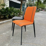 Ghế Ăn Vertical Mặt Da Chân Sắt – G38