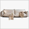 Sofa Văng Da Nỉ Hiện Đại - SF04