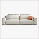 Sofa Văng Da Nỉ Hiện Đại - SF06