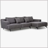 Sofa Góc L Da Nỉ Hiện Đại - SF17