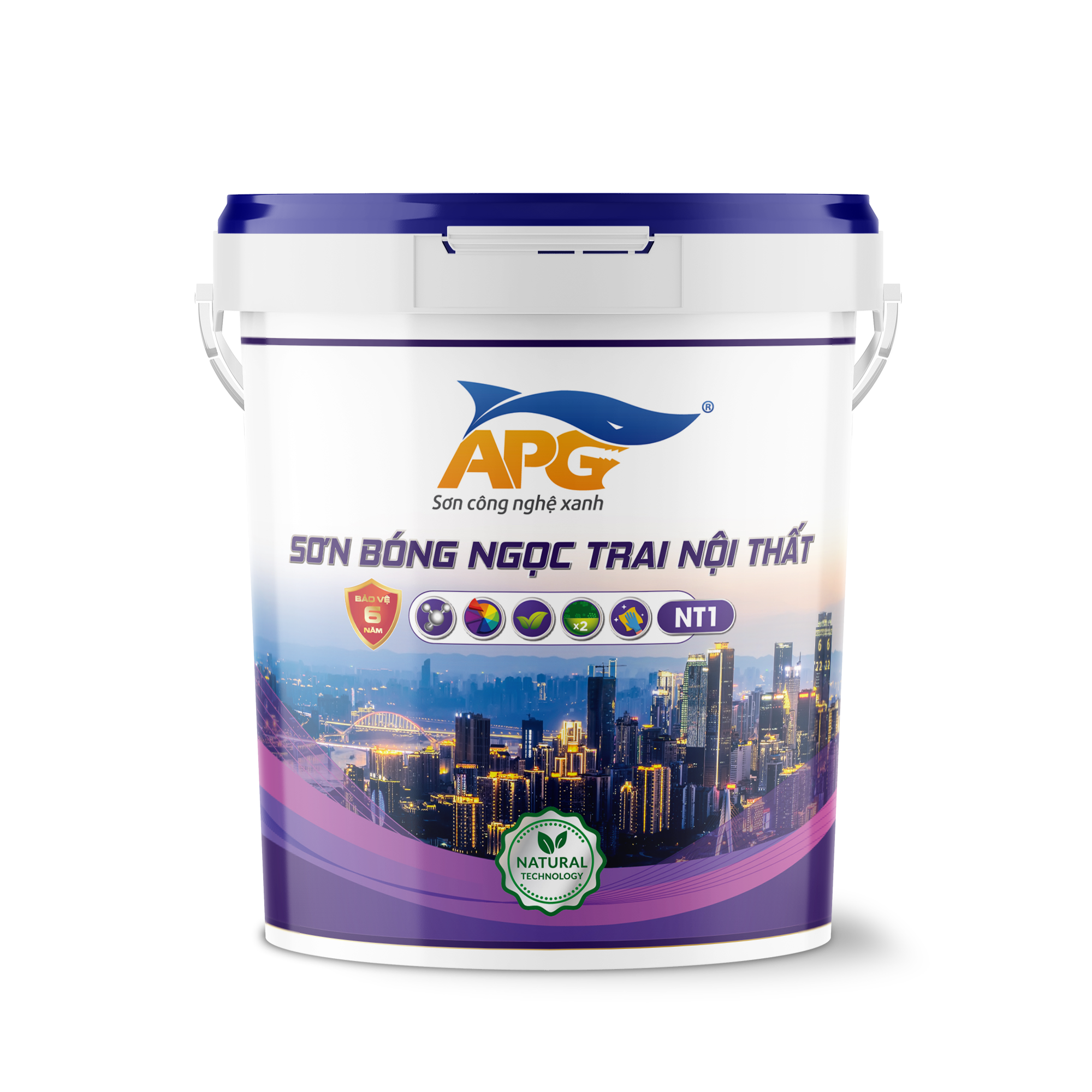  Sơn bóng ngọc trai nội thất - NT1 