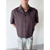 Double Collared Shirt - Mocha