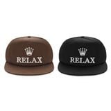 Relax Golfer Snapback - Black