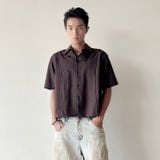 Double Collared Shirt - Mocha