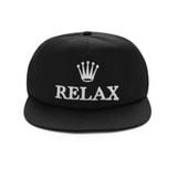 Relax Golfer Snapback - Black