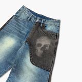 Patch Denim Pants