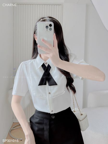 Áo sơ mi dài tay trắng