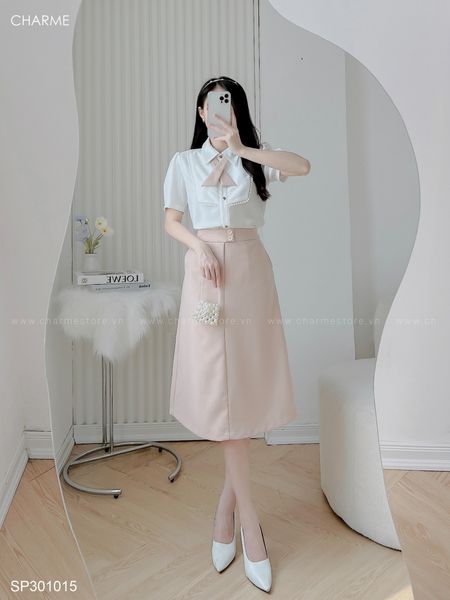 Váy Ren Dài Ngực Nơ  Ren Lee Design