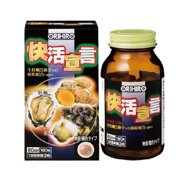  VIÊN UỐNG TINH CHẤT HÀU NGHỆ ORIHIO NHẬT BẢN 120 viên (Hộp) 